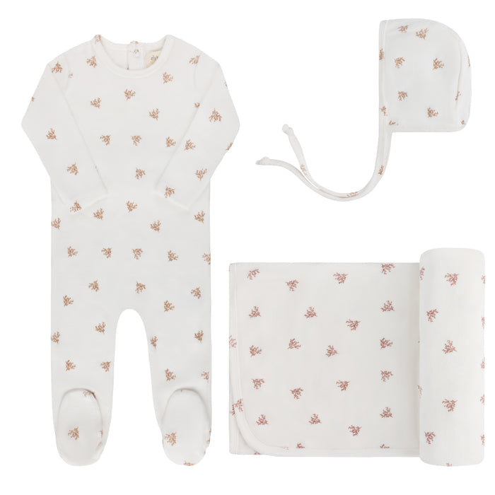 Velour Leaf Pattern Collection - Take Me Home Set