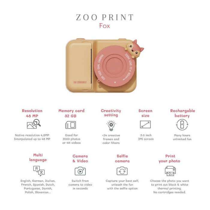 Zoo Print - Fox image 3