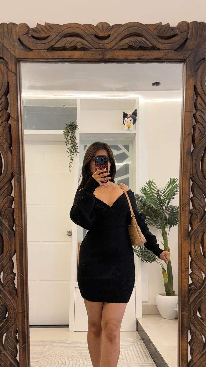 138 Bodycon dress S-M warm