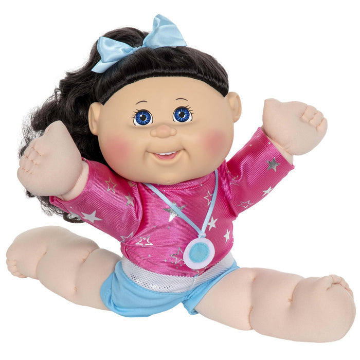 14" Girl Gymnast LGT BLU BLA