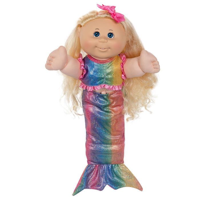 14" Girl Mermaid LGT BLU BLO