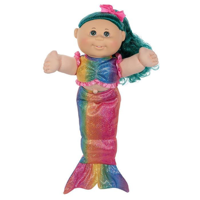 14" Girl Mermaid LGT HAZ BLU/GRN