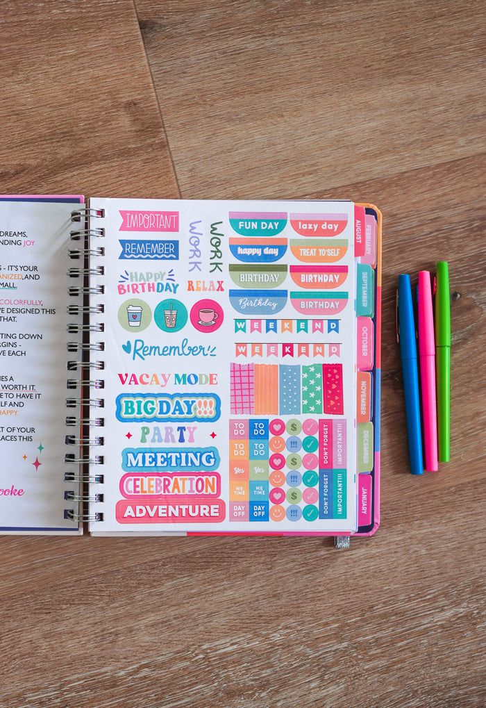 17-Month Planner Bundle - Italian Summer (SAVE $50+)