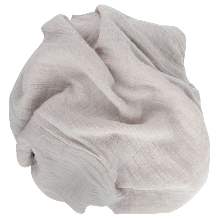 2 Pack Cotton Muslin Swaddle Blanket - Forest Grey Leaf