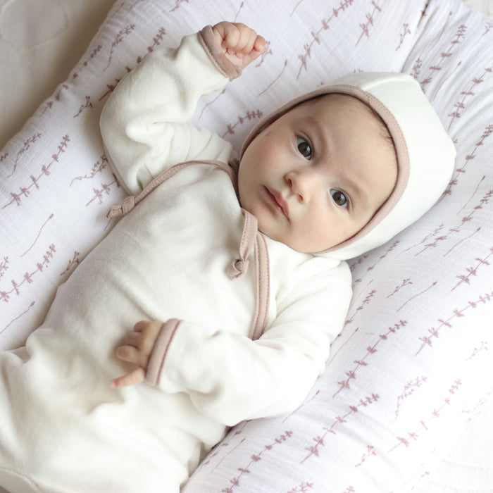 2 Pack Cotton Muslin Swaddle Blanket - Lavender Leaf