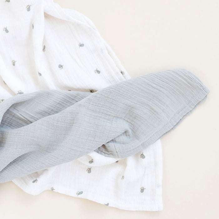 2 Pack Cotton Muslin Swaddle Blanket - Sage Pear