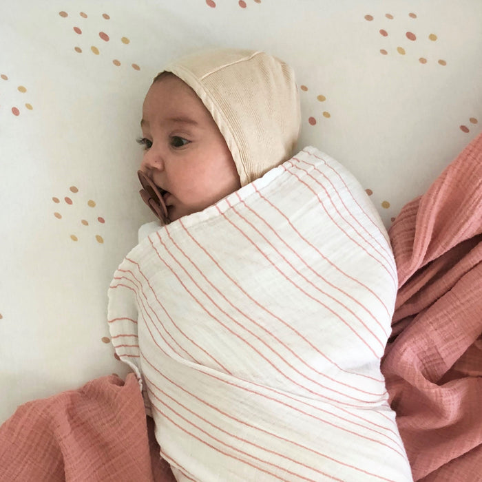 2 Pack Cotton Muslin Swaddle Blanket