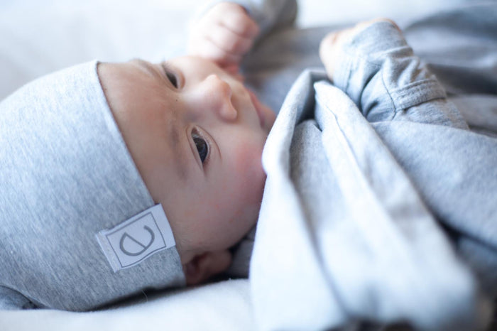 gift-ready baby beanie packaging