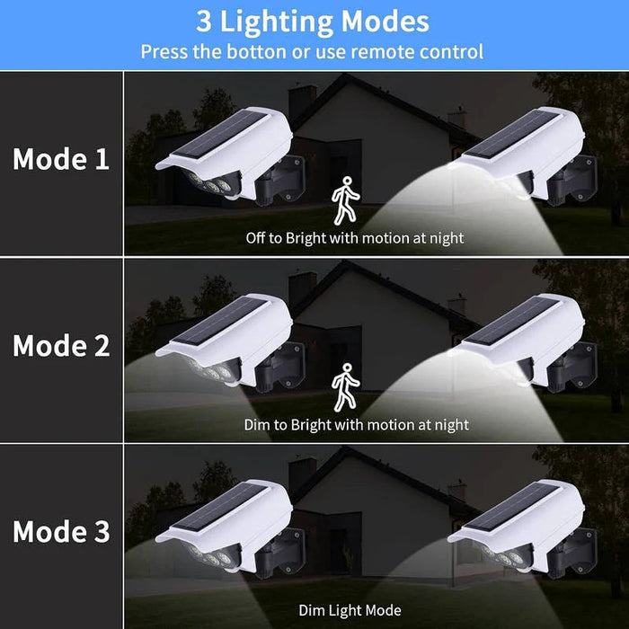 2 Pack Solar Motion Sensor Lights Outdoor, 77 LED Wireless Flood Security Spotlights for Yard, Garden, Driveway