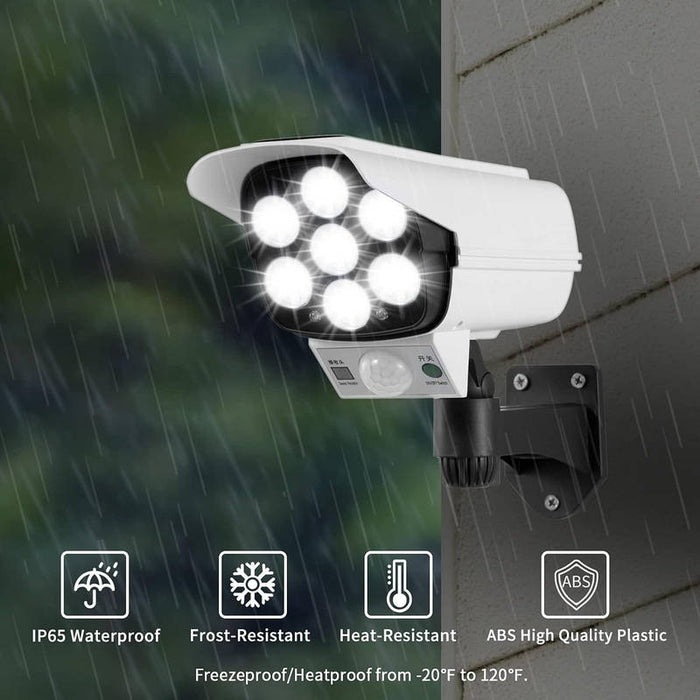 2 Pack Solar Motion Sensor Lights Outdoor, 77 LED Wireless Flood Security Spotlights for Yard, Garden, Driveway