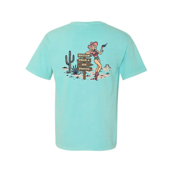 $2 Pistol Country Western Cowgirl Tee