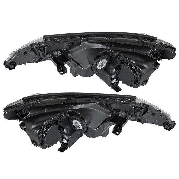 2013-2015 Toyota RAV4 Halogen Headlights, Crystal Clear Lens Assembly, Left & Right Side Pair, Direct OEM Fit