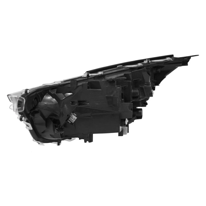 2019-2022 Toyota RAV4 LE XLE LED Headlights, Chrome & Black Housing Assembly, Left & Right Side Pair, Direct OEM Fit