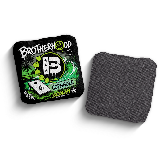 2027 Brotherhood Cornhole Bedlam Beach Punk Edition ACL Pro Stamped Cornhole Bags - Brotherhood Cornhole