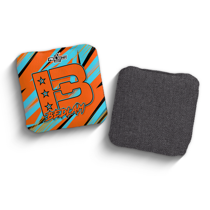 2027 Brotherhood Cornhole Bedlam Chaos Edition ACL Pro Stamped Cornhole Bags - Brotherhood Cornhole