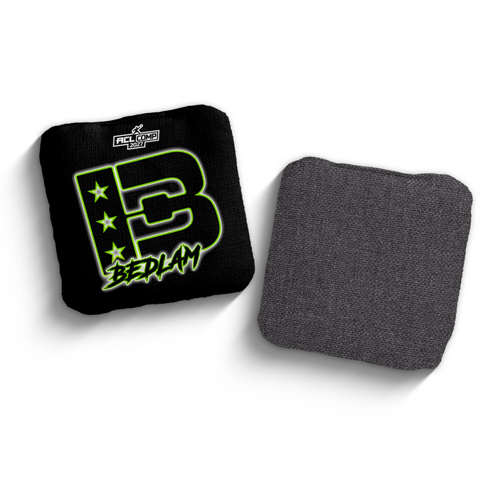 2027 Brotherhood Cornhole Bedlam Outline Edition ACL Comp Stamped Cornhole Bags