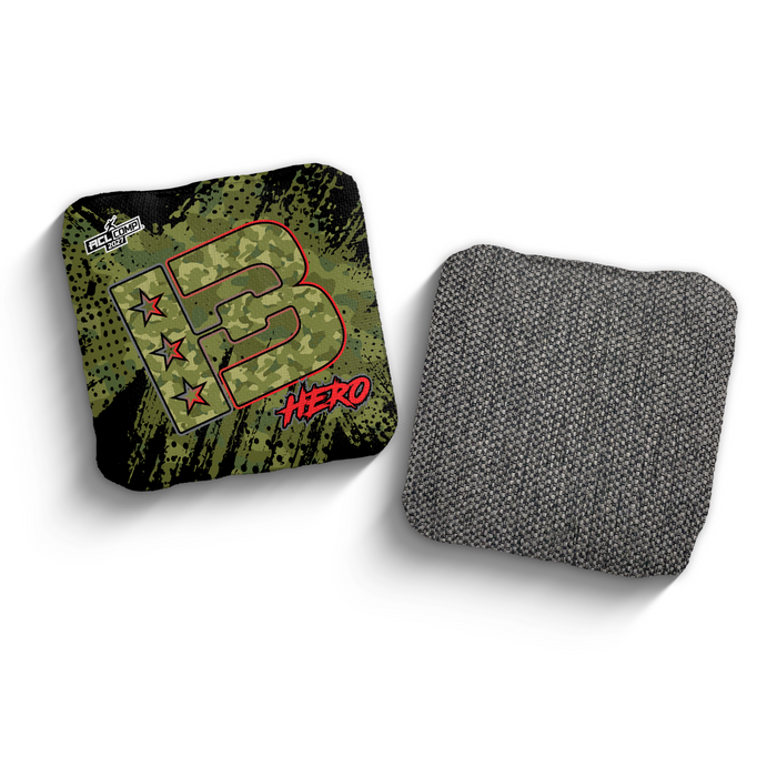 2027 Brotherhood Cornhole Hero Camo Edition ACL Pro Stamped Cornhole Bags - Brotherhood Cornhole