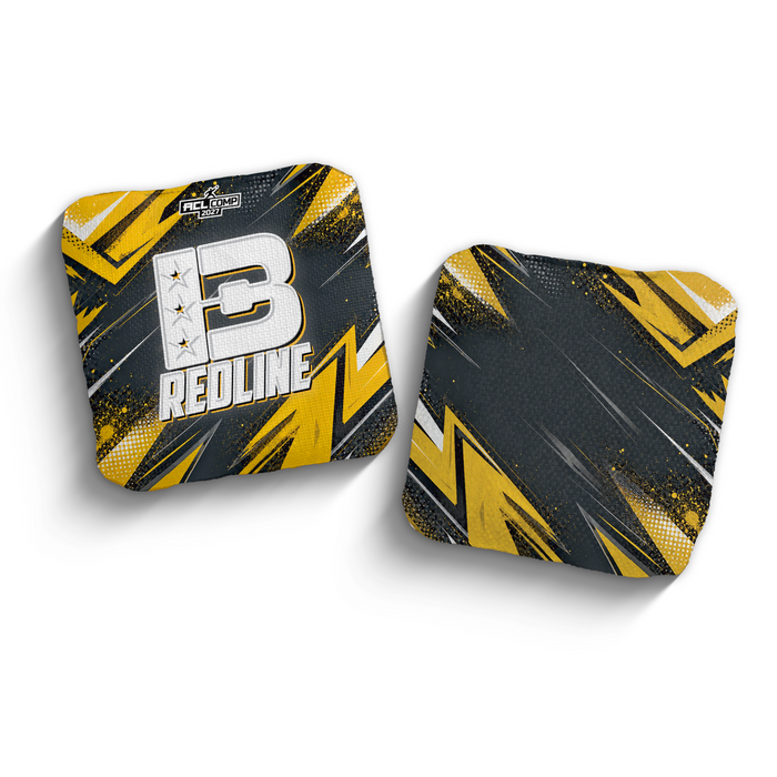 2027 Brotherhood Cornhole Redline Surge Edition ACL Pro Stamped Cornhole Bags - Brotherhood Cornhole