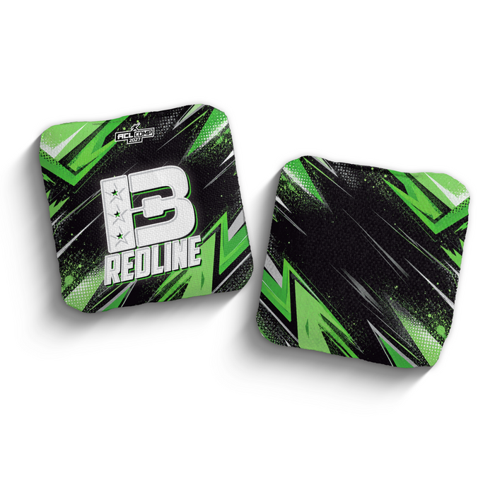 2027 Brotherhood Cornhole Redline Surge Edition ACL Pro Stamped Cornhole Bags - Brotherhood Cornhole