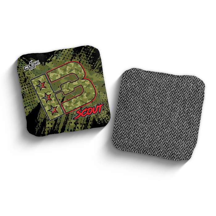 2027 Brotherhood Cornhole Scout Camo Edition ACL Pro Stamped Cornhole Bags - Brotherhood Cornhole