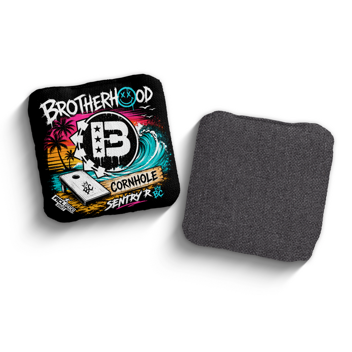 2027 Brotherhood Cornhole Sentry Beach Punk Edition ACL Pro Stamped Cornhole Bags - Brotherhood Cornhole