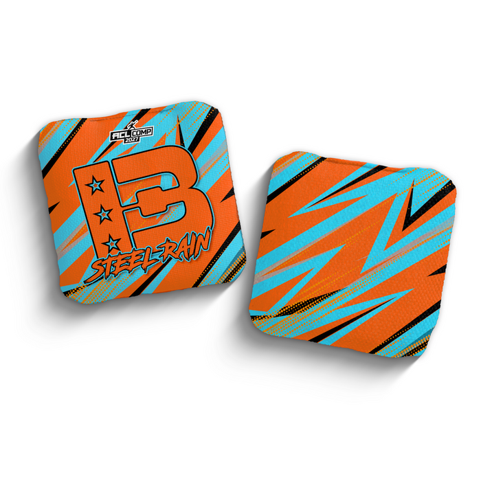 2027 Brotherhood Cornhole Steel Rain Chaos Edition ACL Pro Stamped Cornhole Bags - Brotherhood Cornhole