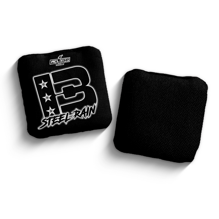 2027 Brotherhood Cornhole Steel Rain Outline Edition ACL Comp Stamped Cornhole Bags