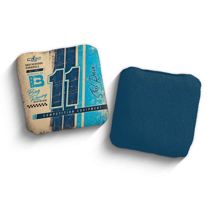 2027 Brotherhood Cornhole Steel Rain Pole Position Edition ACL Pro Stamped Cornhole Bags - Brotherhood Cornhole