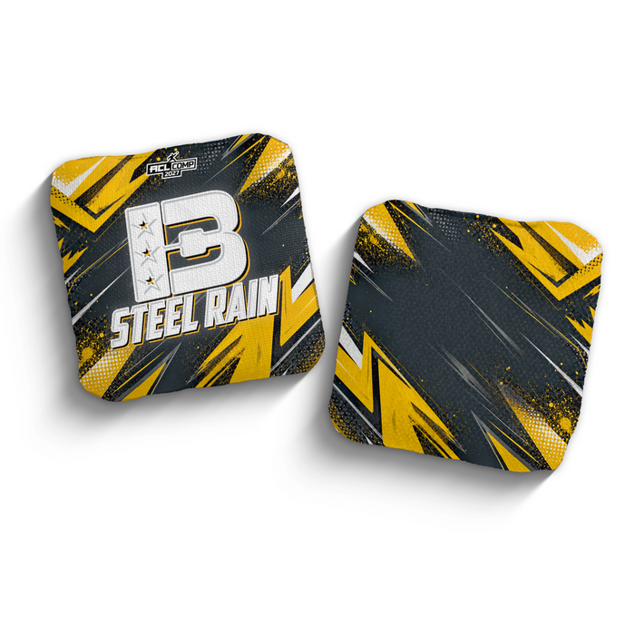 2027 Brotherhood Cornhole Steel Rain Surge Edition ACL Pro Stamped Cornhole Bags - Brotherhood Cornhole