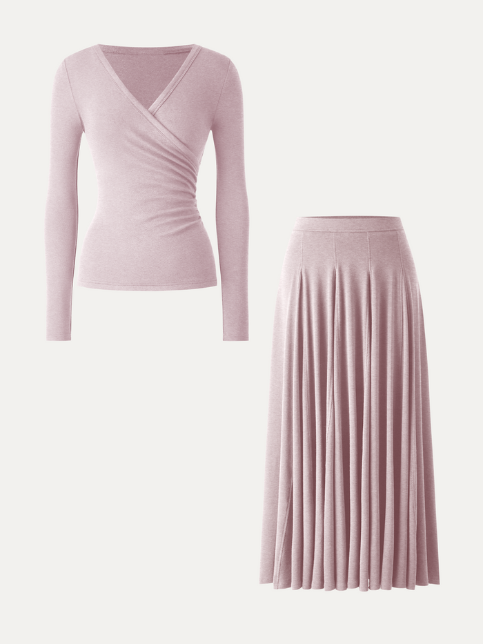 Heather Light Pink / XXS / XXS