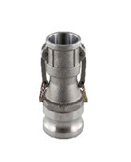 3" Aluminum Female Camlock x 4" Male Camlock adapter