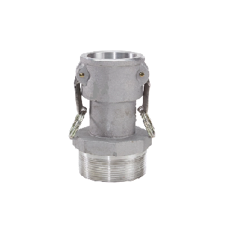 3" Female Camlock x 4" Male Pipe Adapter - Aluminum