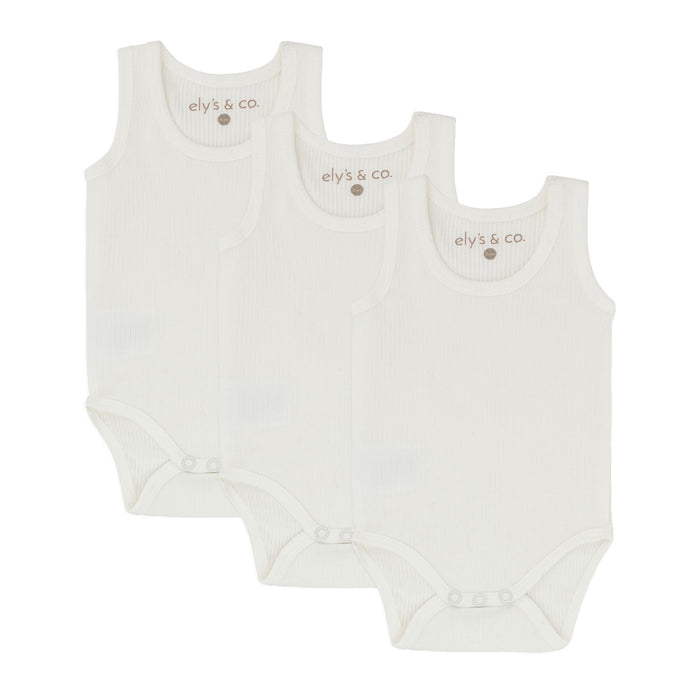 3 Pack Ribbed Undershirts