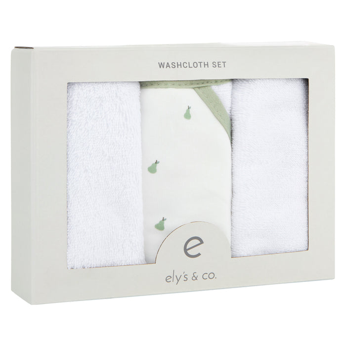 3 Pack Washcloth Set