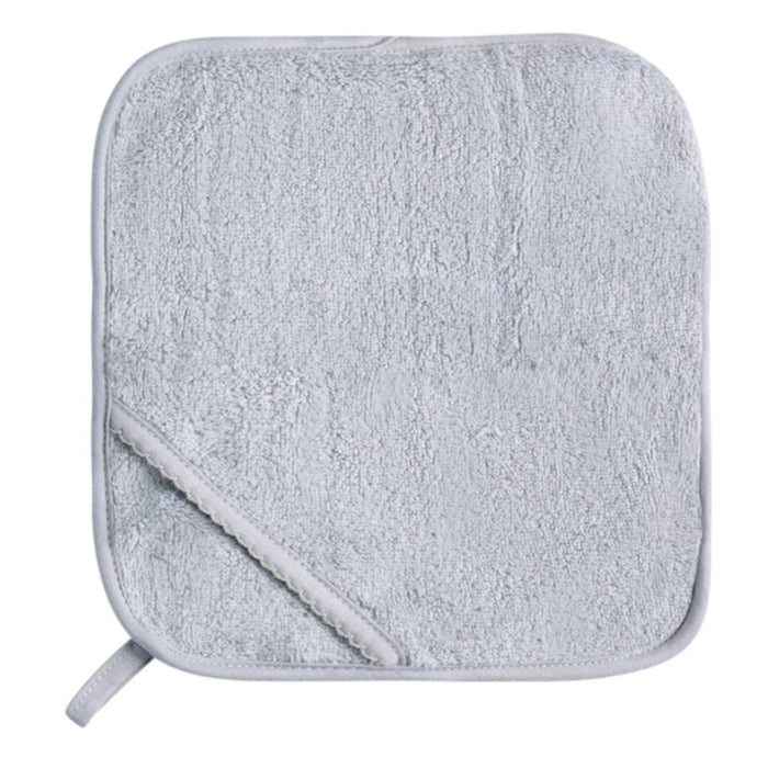 plush cotton terry washcloths Blue
