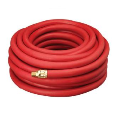red rubber air hose