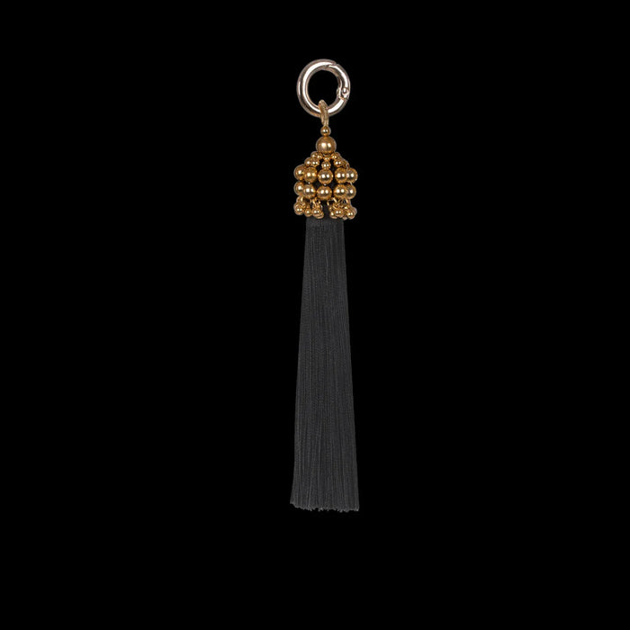 handcrafted beaded modular tassel from object and dawn