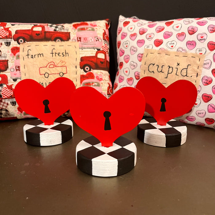 Key to My Heart Table Topper