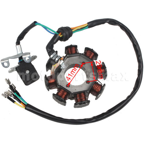 8 Coil Stator Magneto for Vertical CG 200cc-250cc Engines