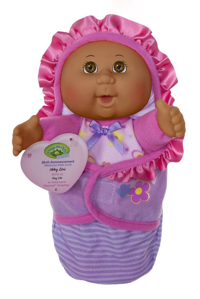 9" Lil Swaddlers DRK BRO BAL