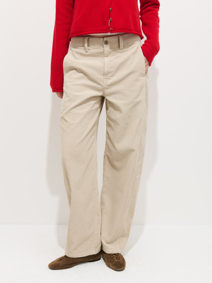9th Street Pant in Cord - Oatmeal