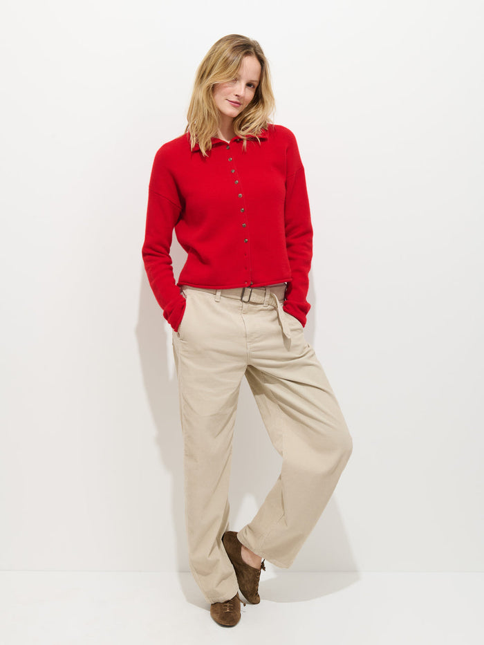 9th Street Pant in Cord - Oatmeal