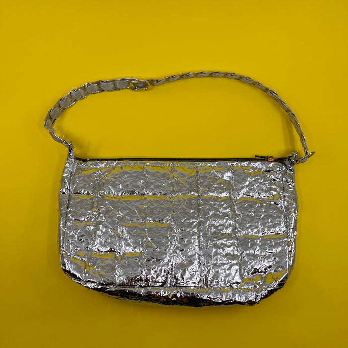 Silver Bubblewrap Handbag