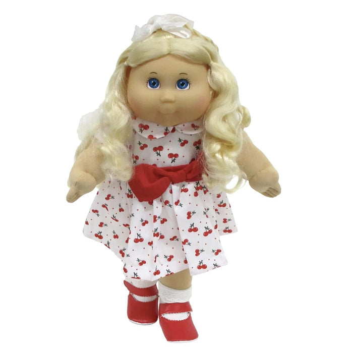 A2 OAA01-23-7 White w/Red Cherries Dress