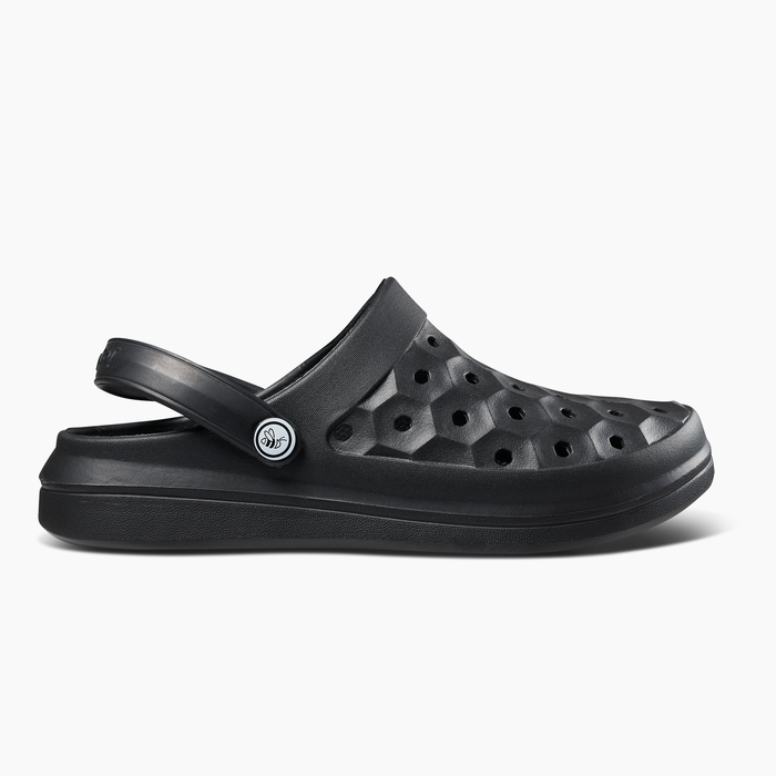 Black Adult Varsity Clog#color_black
