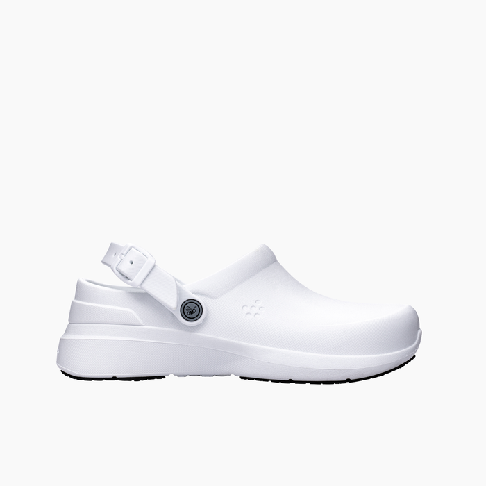 White Unisex Work Clog#color_white