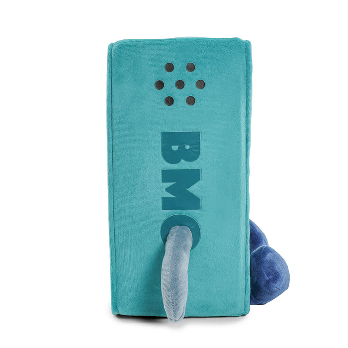 Adventure Time BMO 12-inch glow-in-the-dark interactive plush toy, soft and collectible plush figure from the Adventure Time series.