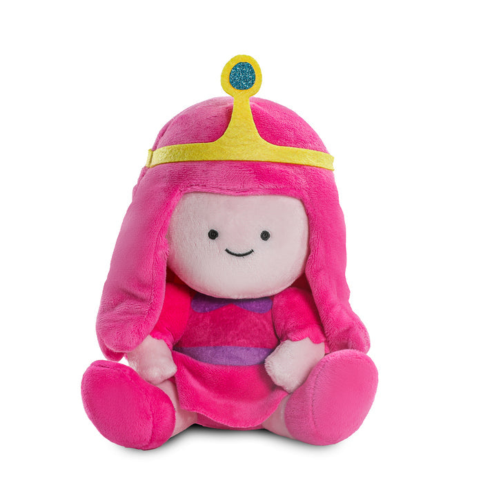 Adventure Time Princess Bubblegum Phunny Plush showing her pink dress and crown, soft and cuddly toy for fans of the animated series.
