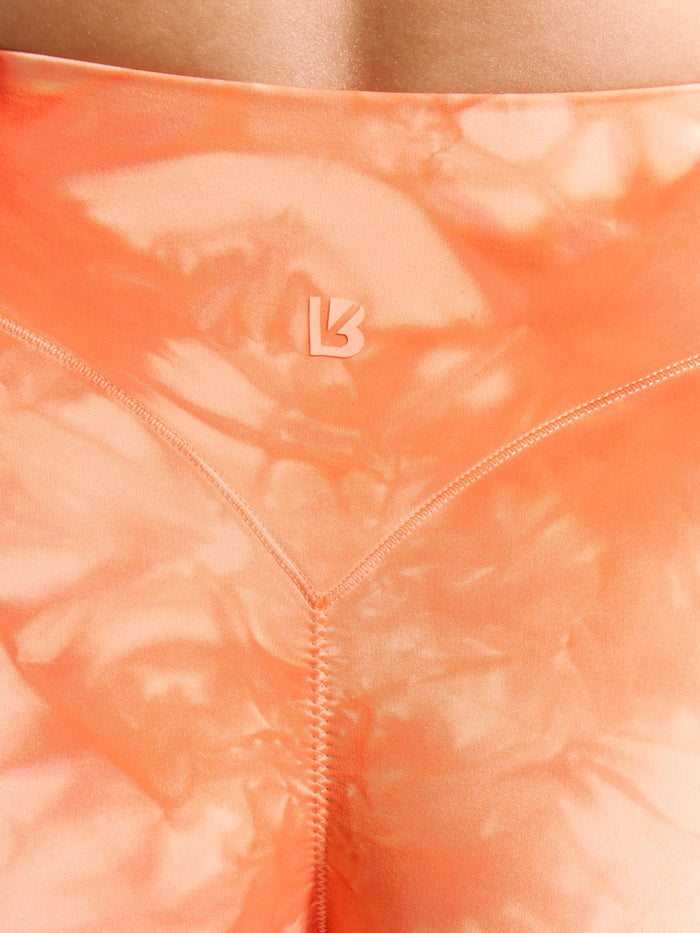 Aggressive Scrunch Short 7" - Peach Rings Tie Dye