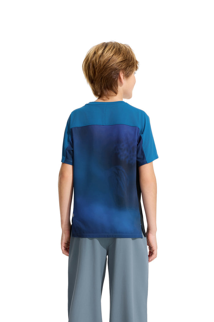 Colour Blocking Short Sleeves **Atlantic**